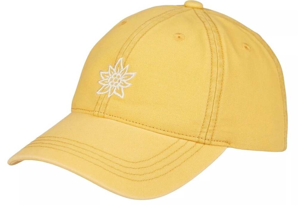Alpine Design Women's Canvas Washed Cap Adjustable Flower Golden Sunset Golf New